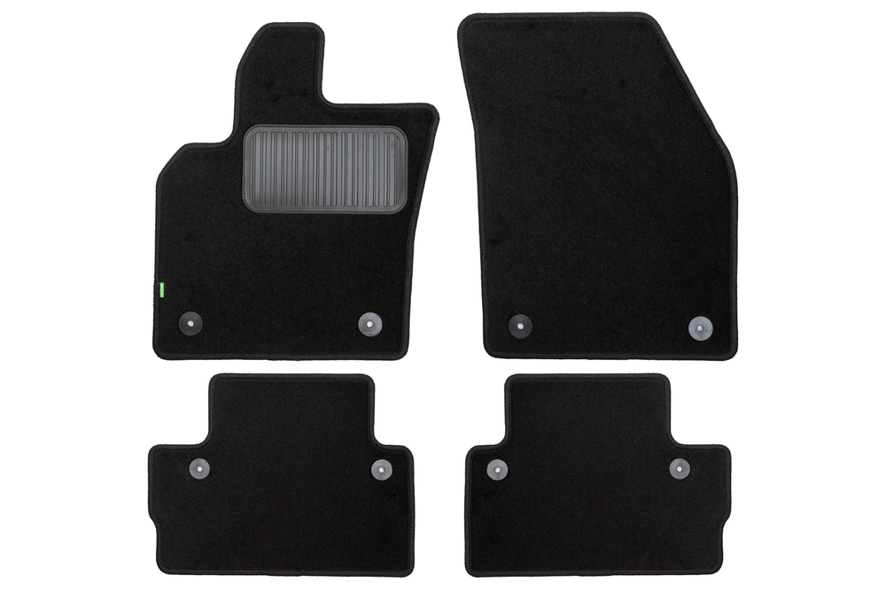 Коврики в салон для VOLVO C30 АКПП 2006-2010, 2010-2013, хэтчбек, 4 шт. (текстиль) KLEVER02500601210KH