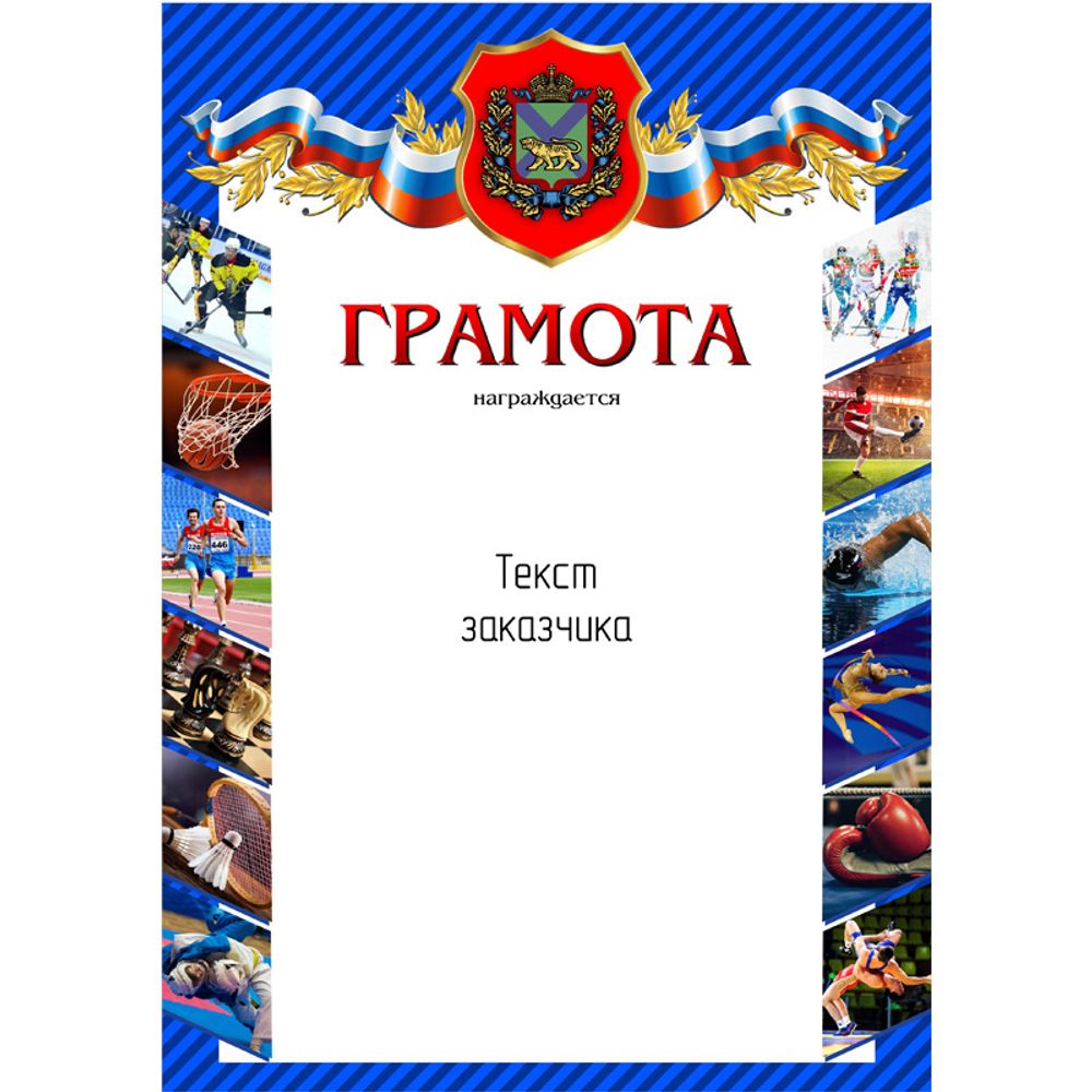 Грамота PNDiploma-025 с текстом