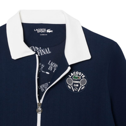 Куртка теннисная Lacoste Tennis Heritage Ultra Dry - navy blue/white