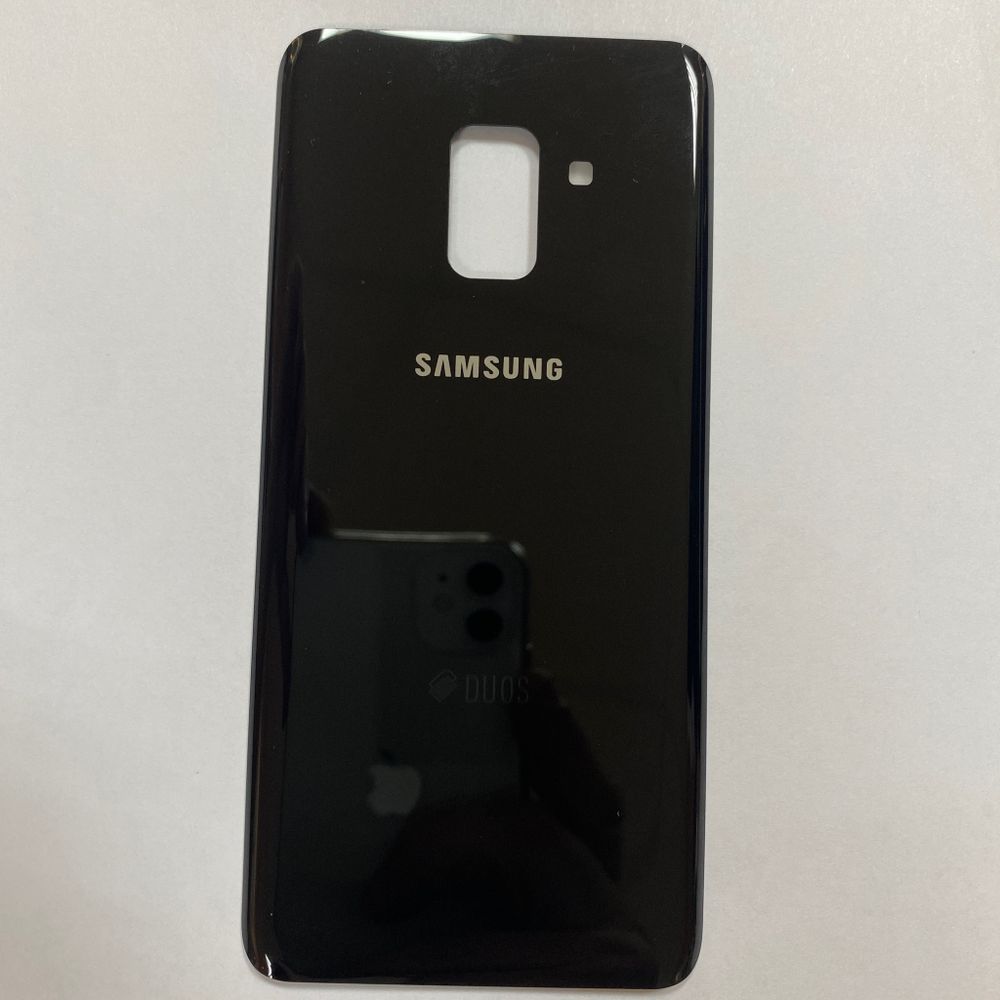 Задняя крышка для Samsung A530F (A8 2018) Черный