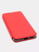 Чехол книжка Xiaomi Redmi 9С/10А силикон матовый Red Zibelino
