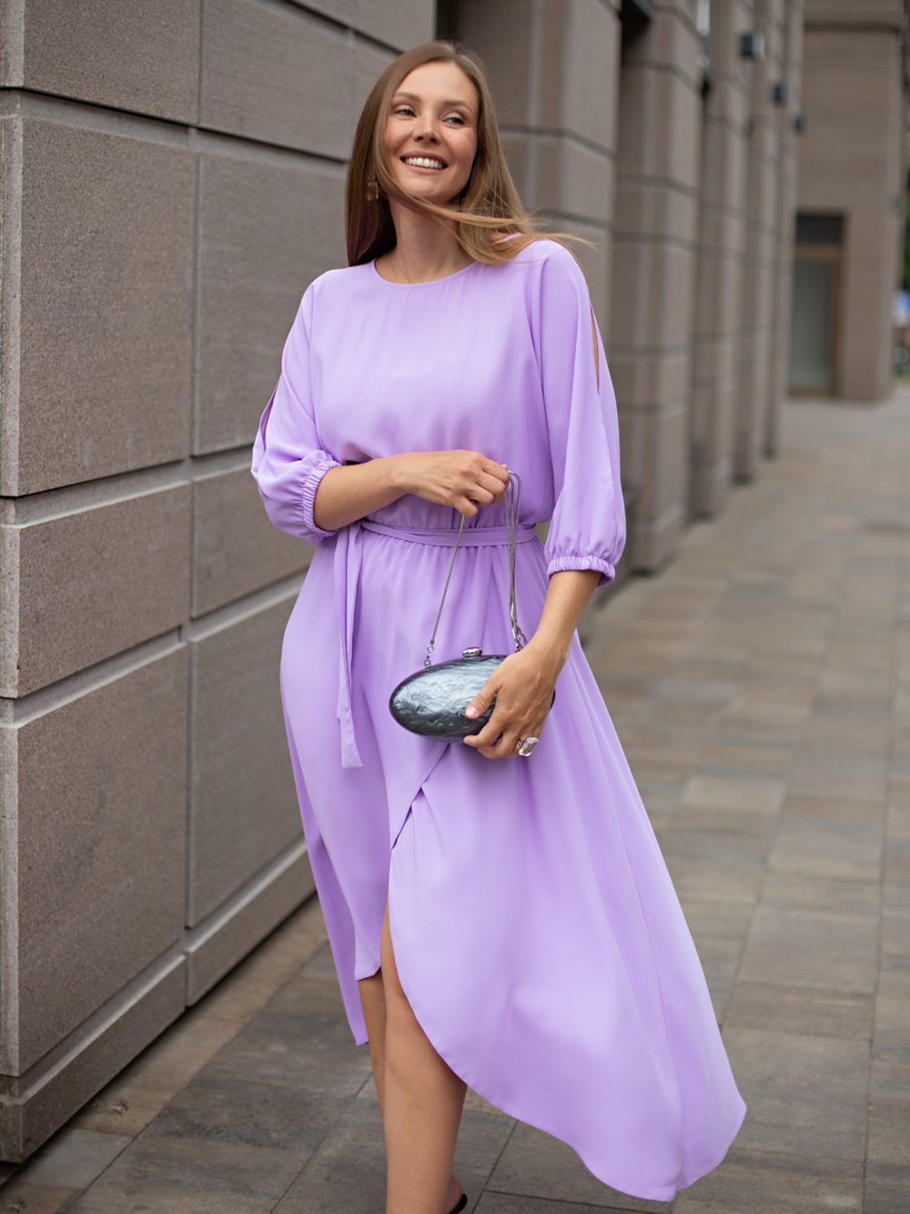Платье Танго вдвоем (лиловое) П15166-1М LT Collection