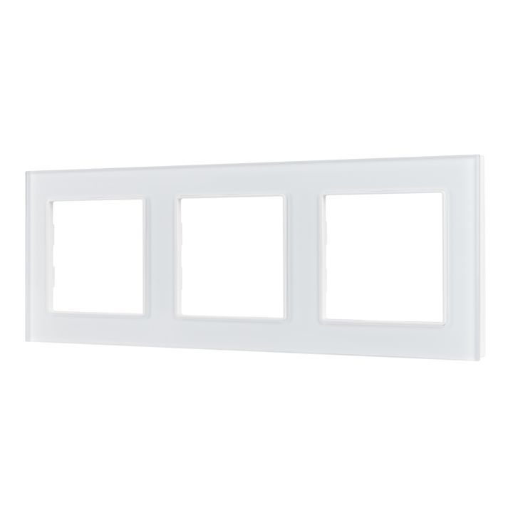 Рамка стеклянная FRM-GLARE-GS-3-WH Arlight 043799
