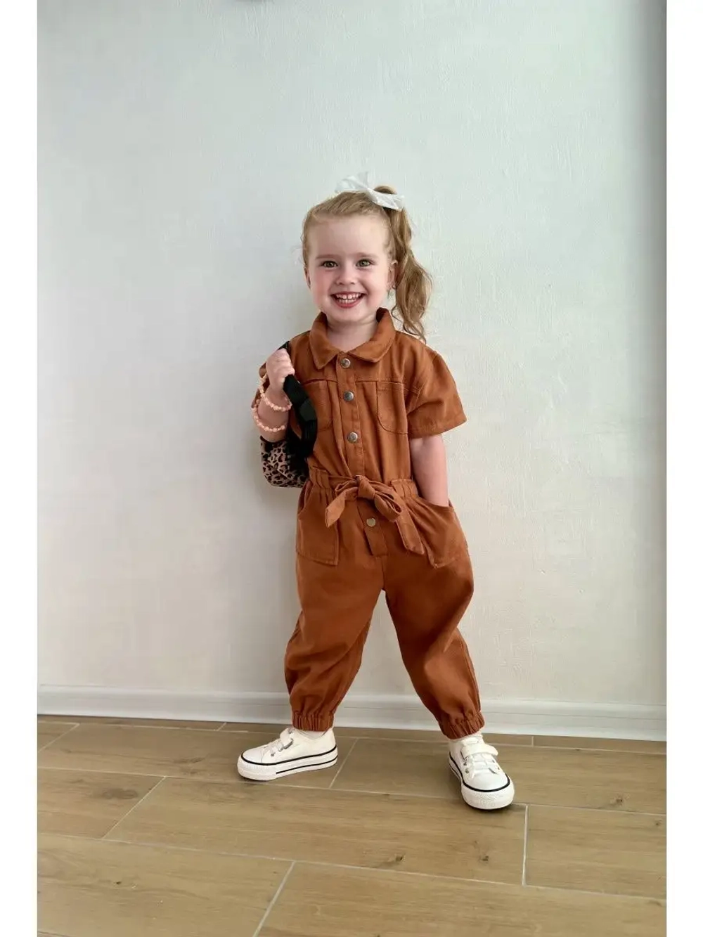 Комбинезон джинсовый