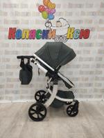 Коляска трансформер Farfello Aimile Original New Silver темно-серый