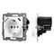 Механизм розетки с быстрой USB зарядкой SCT-MUAC-PL-WH-V (250V, 16A) Arlight 049822