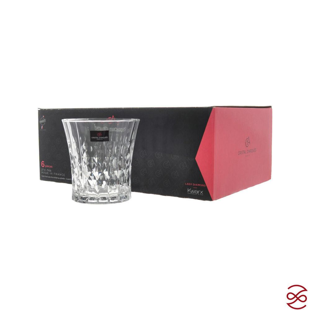 Набор стаканов для виски Lady Diamond 270 мл (6 шт)