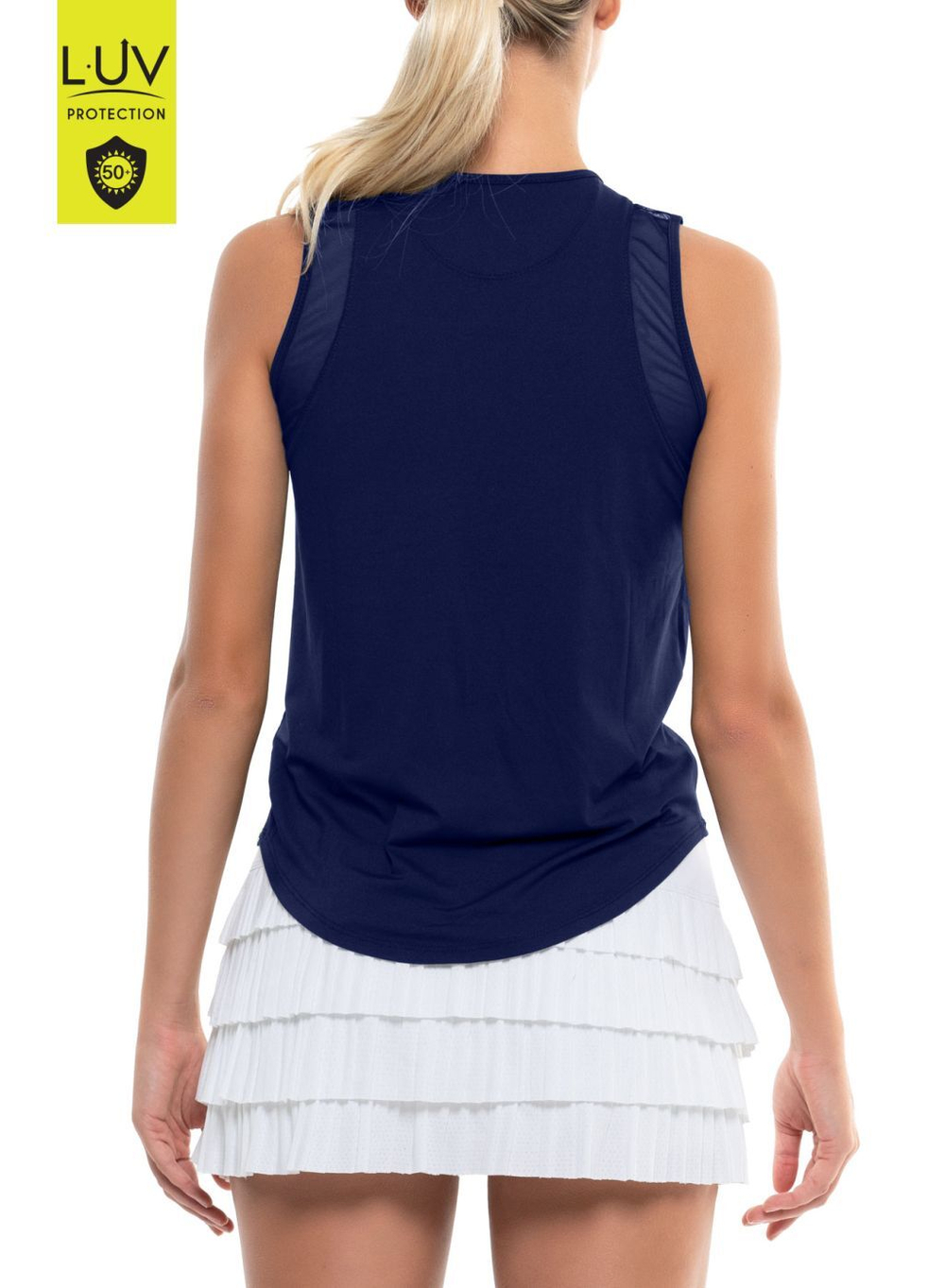 Женский топ теннисный Lucky in Love Luv Chill Out Tank Women - midnight