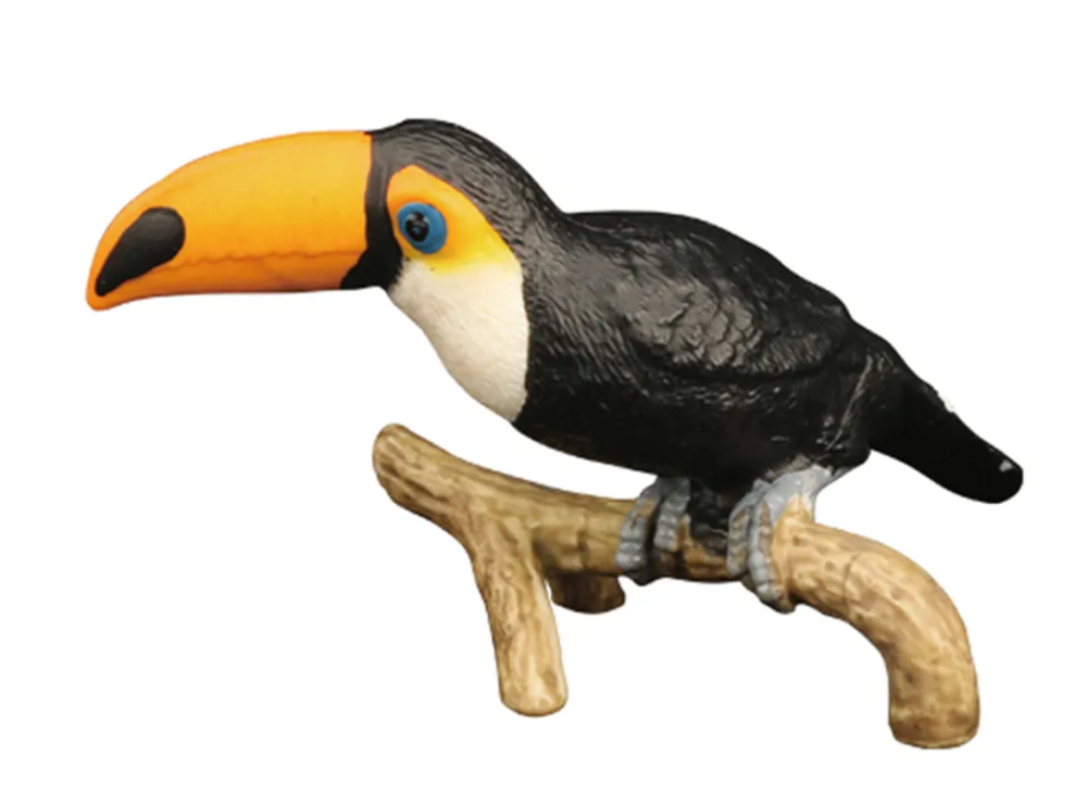 Игровой набор Masai Mara Мир диких животных: орел, попугай ара ,аист, тукан, стервятник