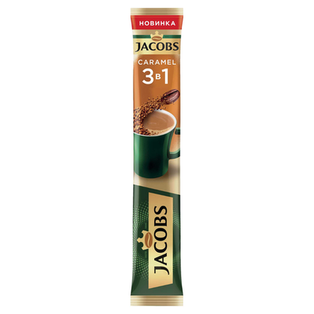 Кофе растворимый Jacobs Caramel 3в1 15 гр