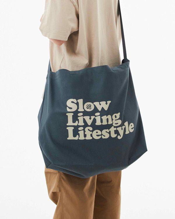 Шоппер NTTR BShopperbag Slow Living Lifеstyle серый - фото 3
