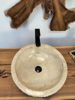 Раковина из мрамора Bowl Cream Marmo BM-65897 45*45*15 из натурального камня