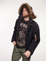 Куртка-Парка Варгградъ мужская чёрный "Русколань"