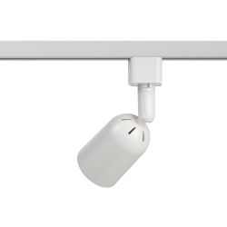 Трековый светильник однофазный ЭРА TR41-GU10 WH под лампу GU10 белый | Однофазные светильники под лампу