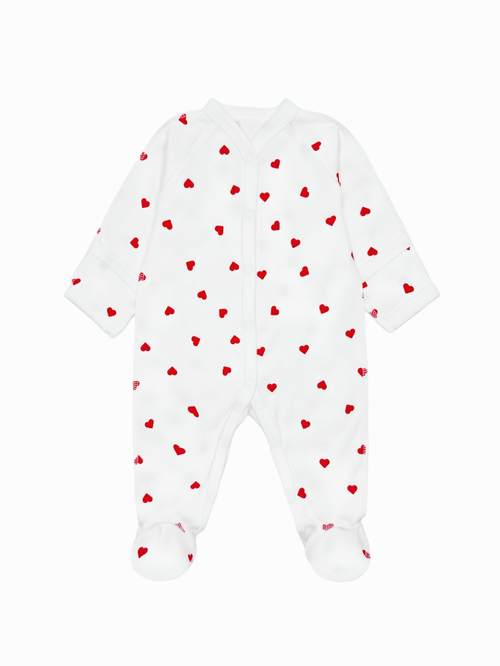 Комбинезон Sleep Сердечки red (56,62)