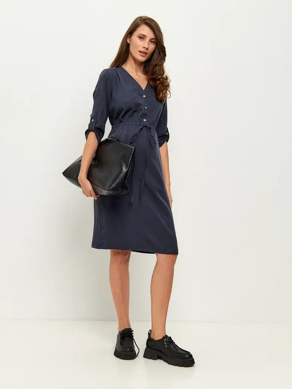 Платье-рубашка "Джина" для беременных и кормящих мам