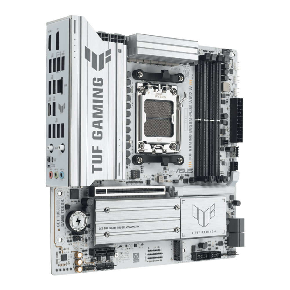 Материнская плата ASUS TUF GAMING B850M-PLUS WIFI7 W AM5 4xDDR5 4xSATA 3xM.2 HDMI DP Type-C mATX