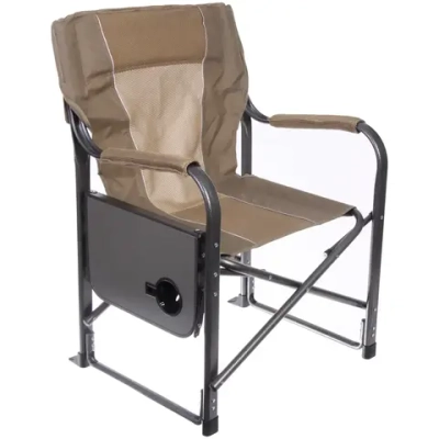 Кресло складное с подлокотниками до 100 кг SJ-0053, 52*62*92 см, цвет: кофейный, ТуристМастер