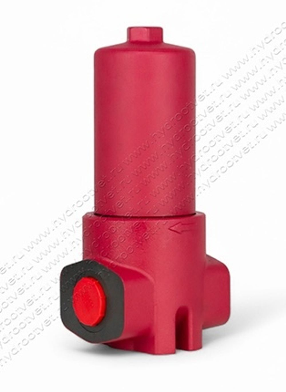 WKDFBN/HC240G10B1.1 - Напорный фильтр гидравлический одинарный модели DF тонкость фильтрации 10 мкм, типоразмер 240, вид присоединения: резьба G11/4, материал корпуса - чугун, рабочее давление до 420 бар, визуальный индикатор загрязнения