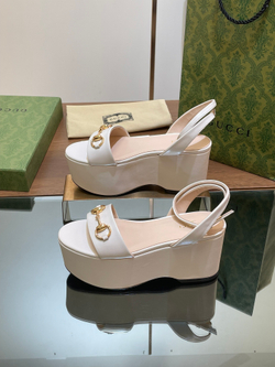 Gucci Horsebit Flatform Sandal