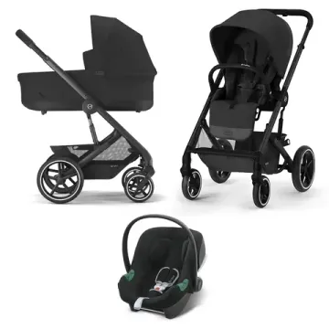 Детская коляска Cybex Balios S Lux BLK 3 в 1 Moon Black