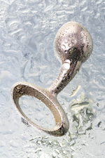 Анальная втулка серебро