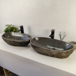 Раковина из речного камня ПАРА! RS-65544 65*33*15 0866