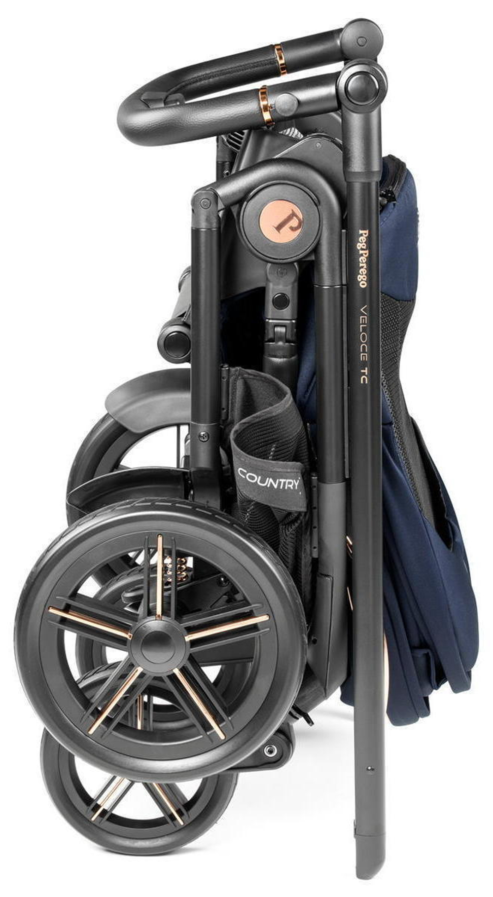 Коляска Peg Perego Veloce TC New Belvedere 2 в 1 Blue Shine