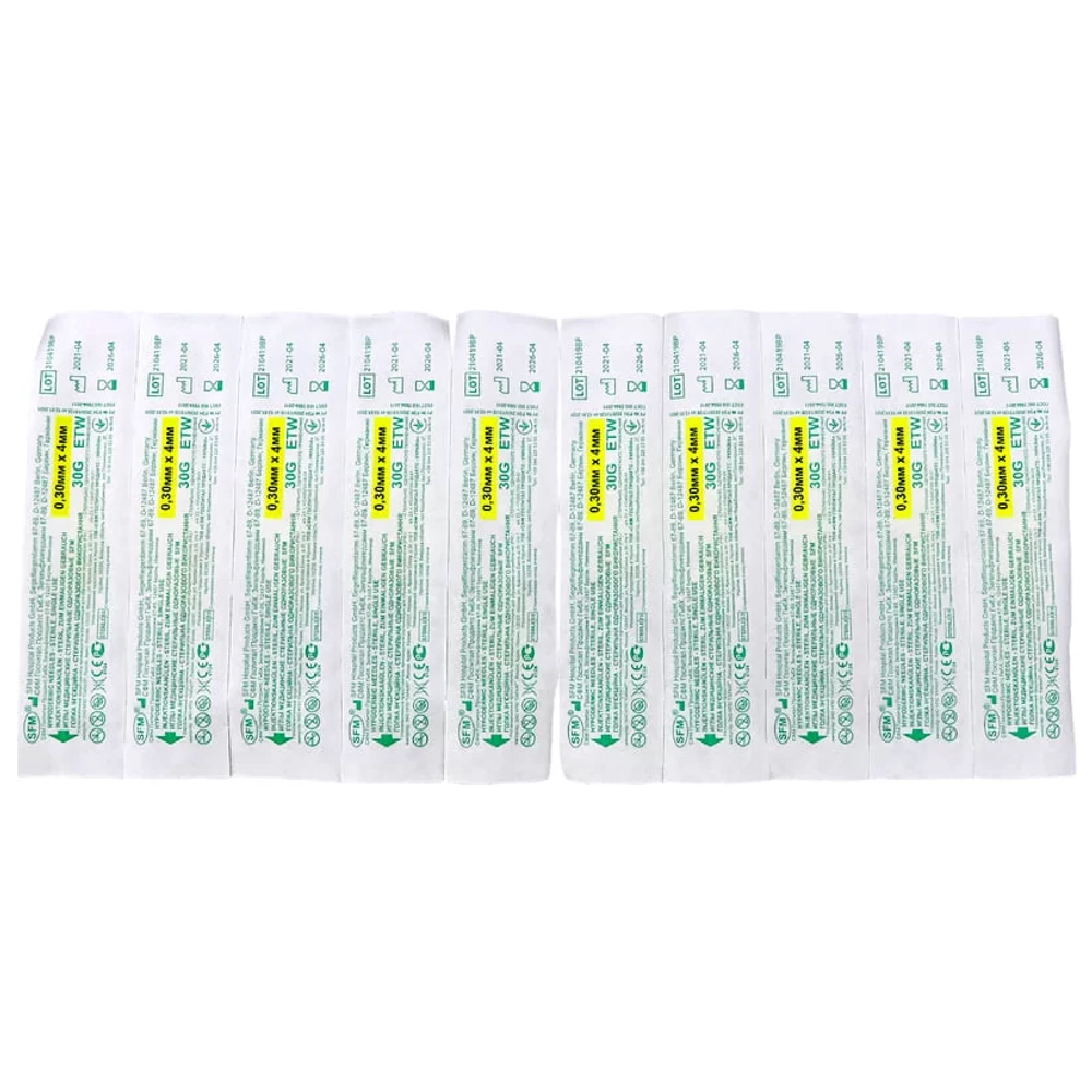 Игла для мезотерапии SFM ETW 30G 0,30 х 4 мм 50 шт