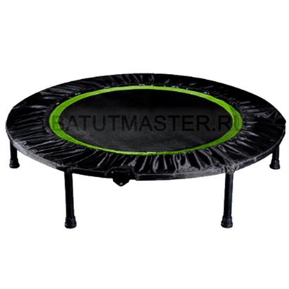 Каркасный батут, диаметр 4 фт, черно-зеленый B-15733
