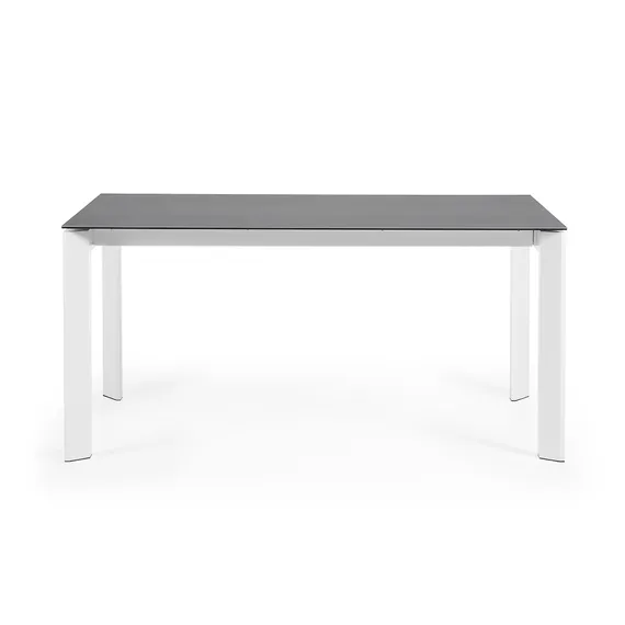 Стол Atta 160 (220) x90 белый керамический