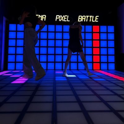 Интерактивный светодиодный пол «Арена Pixel battle» 364 шт максимальная комплектация 33 кв. м.