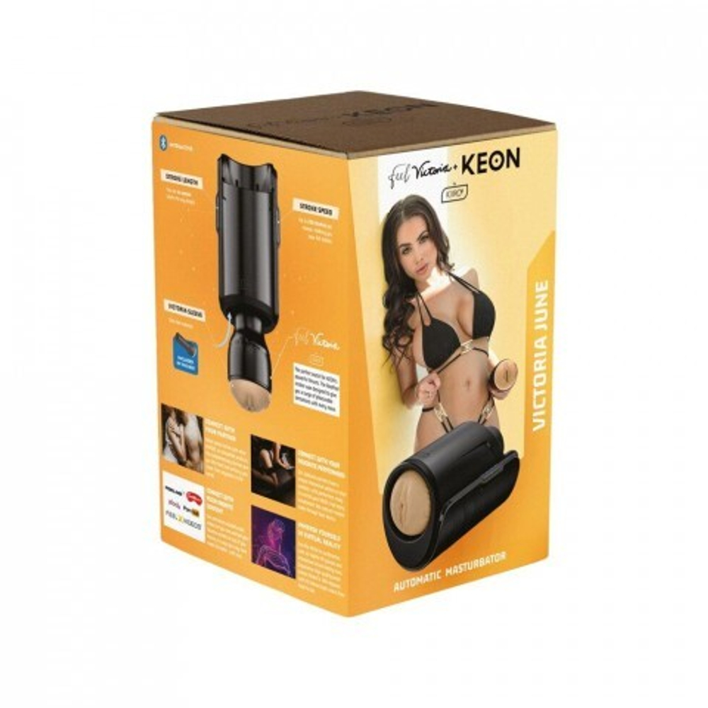 Интерактивный смарт-мастурбатор Keon Combo Set от KIIROO (рукав копия порнозвезды Victoria June)