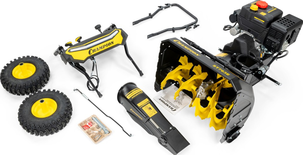 Снегоуборщик бензиновый CHAMPION ST763E