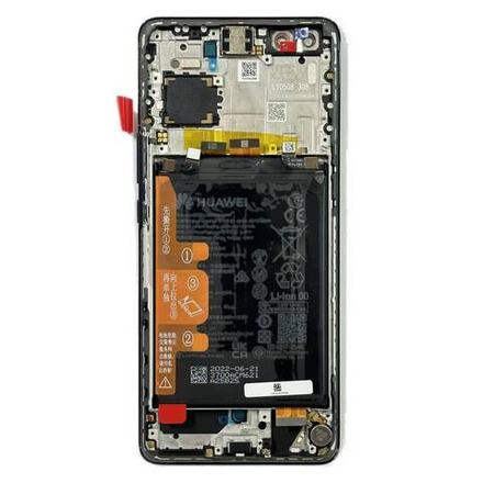 Huawei Nova 10 Pro Дисплей в раме и акб чёрный Оригинал Сервисный 02354YMX