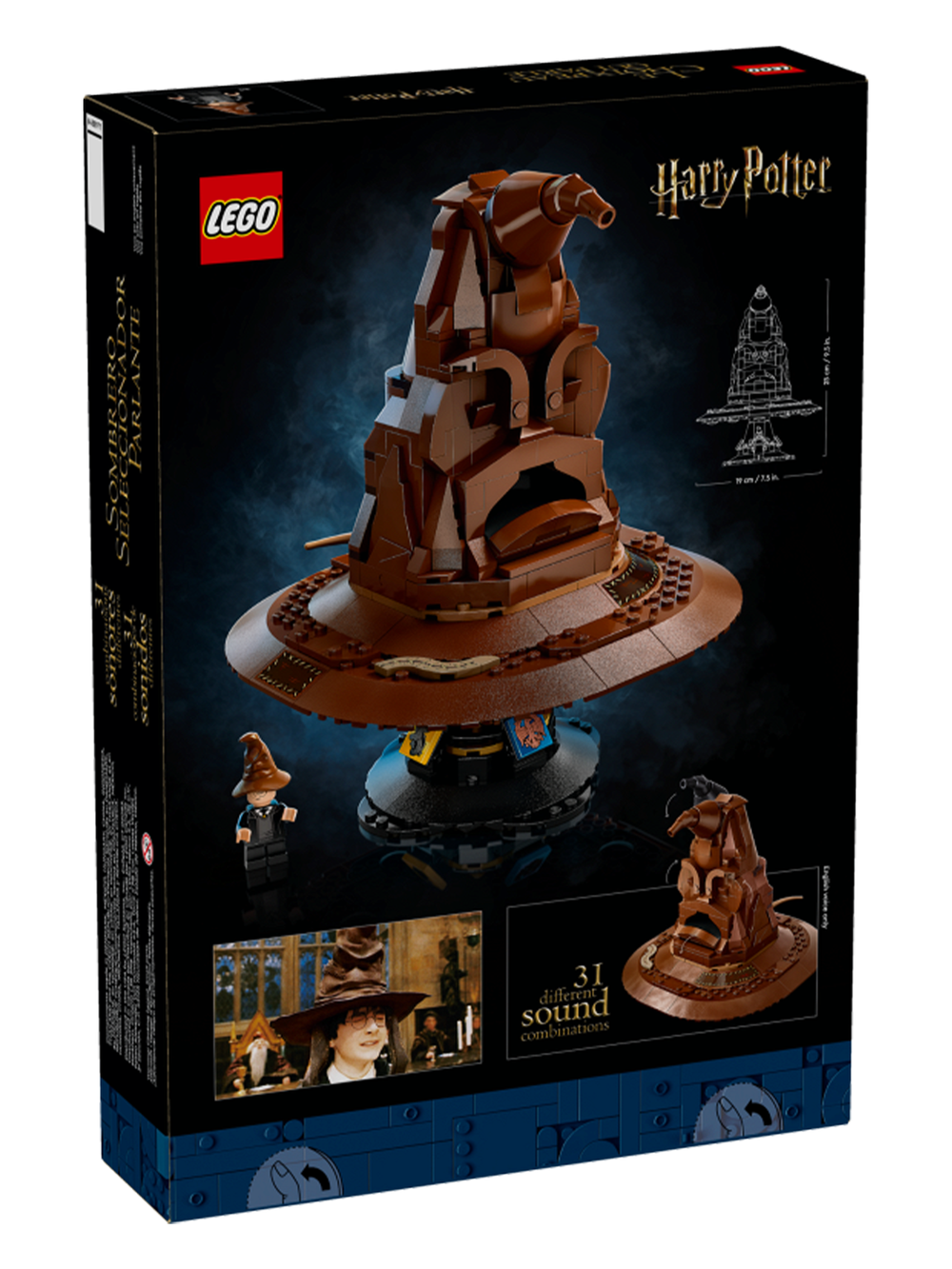 Конструктор LEGO Harry Potter 76429 Лего Говорящая Распределяющая шляпа, Хогвартс, оригинал LEGO