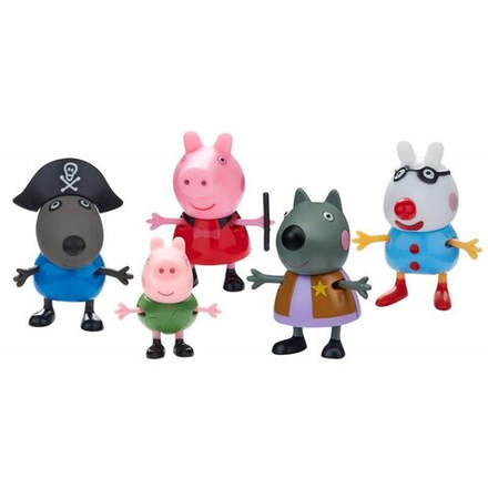 TM Toys Peppa Pig - Набор из 5 фигурок в красивых костюмах 06667