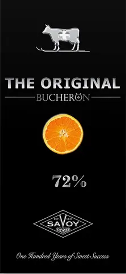 Шоколад горький с апельсином Bucheron Original 72% 90г