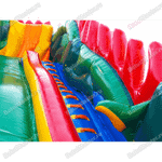 Коммерческий надувной батут-горка "Огненный дракон" 16*8*11 м