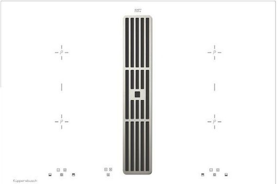 Индукционная стеклокерамич. панель Kuppersbusch KMI 9800.0 SR Stainless Steel