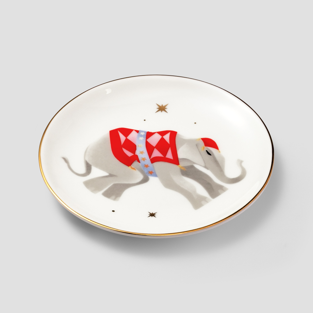 Набор из 4 блюд для закусок Farforite «Цирковое представление» в подарочной коробке