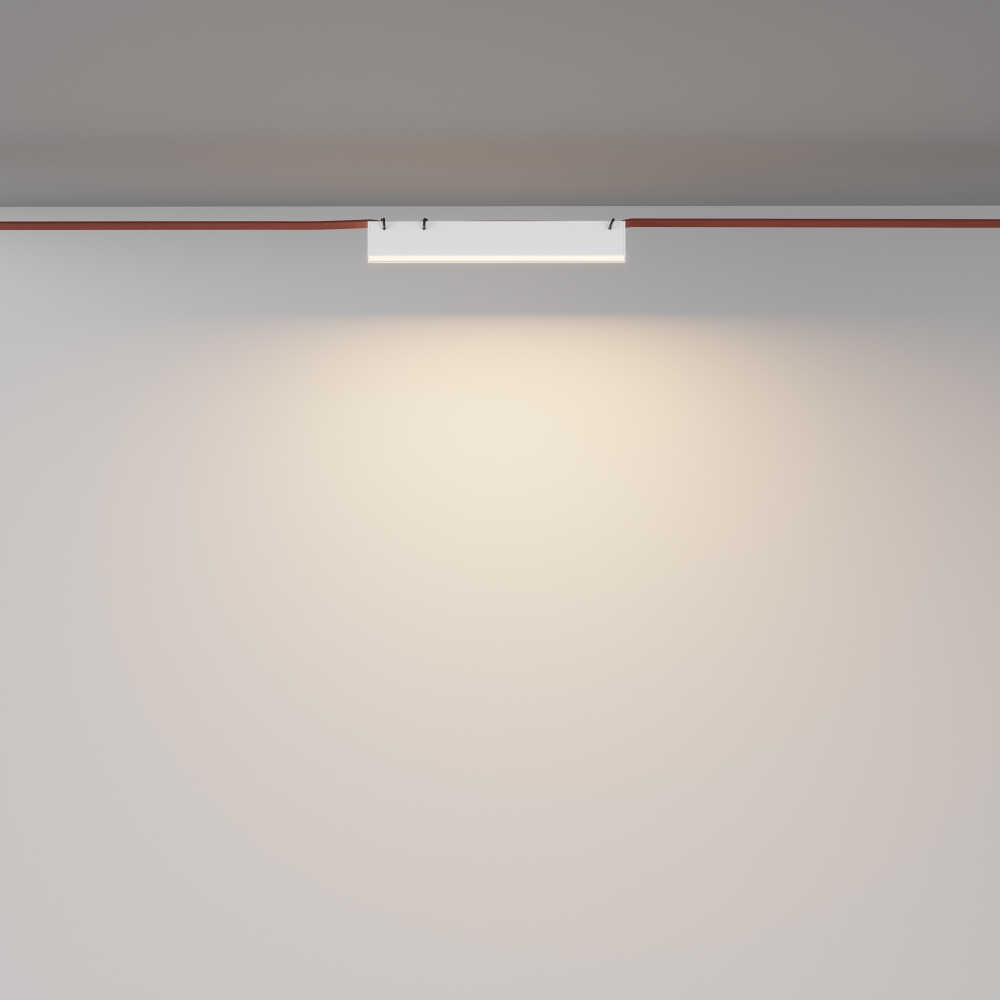 Трековый светодиодный светильник Maytoni Basis TR129B-12W3K-W