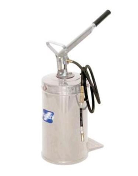 Ручной солидолонагнетатель с резервуаром 12 кг, оснащён гибким носиком, GARTEC (Италия)