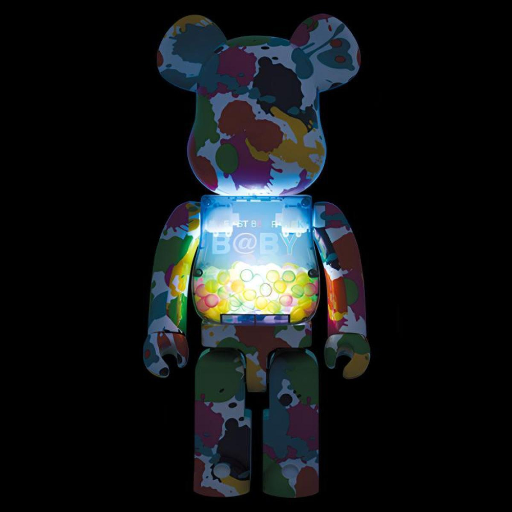 Дизайнерские игрушки BE@RBRICK 1000% MY FIRST B@BYCOLOR SPLASH Ver. 70cm, SPLASH-1000％