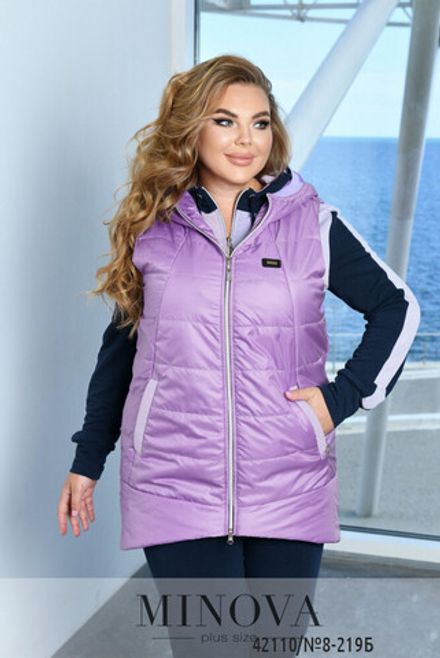Жилет 8-219Б-лаванда Minova Фото 2
