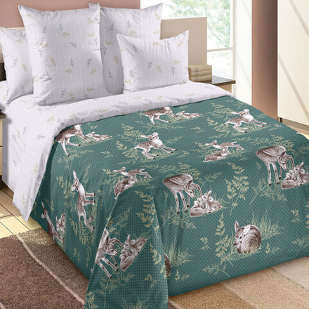 Комплект постельного белья "П37. БЭМБИ", перкаль, 100% хлопок.