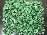 Диоритовая кубовидная крошка окрашенная зеленая  4-8, 8-16, 16-22 мм (На фото 8-16 мм)