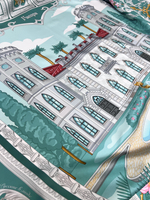 Платок «Романтическая Александрия» зеленый