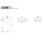 Консоль подвесная CODE VR1