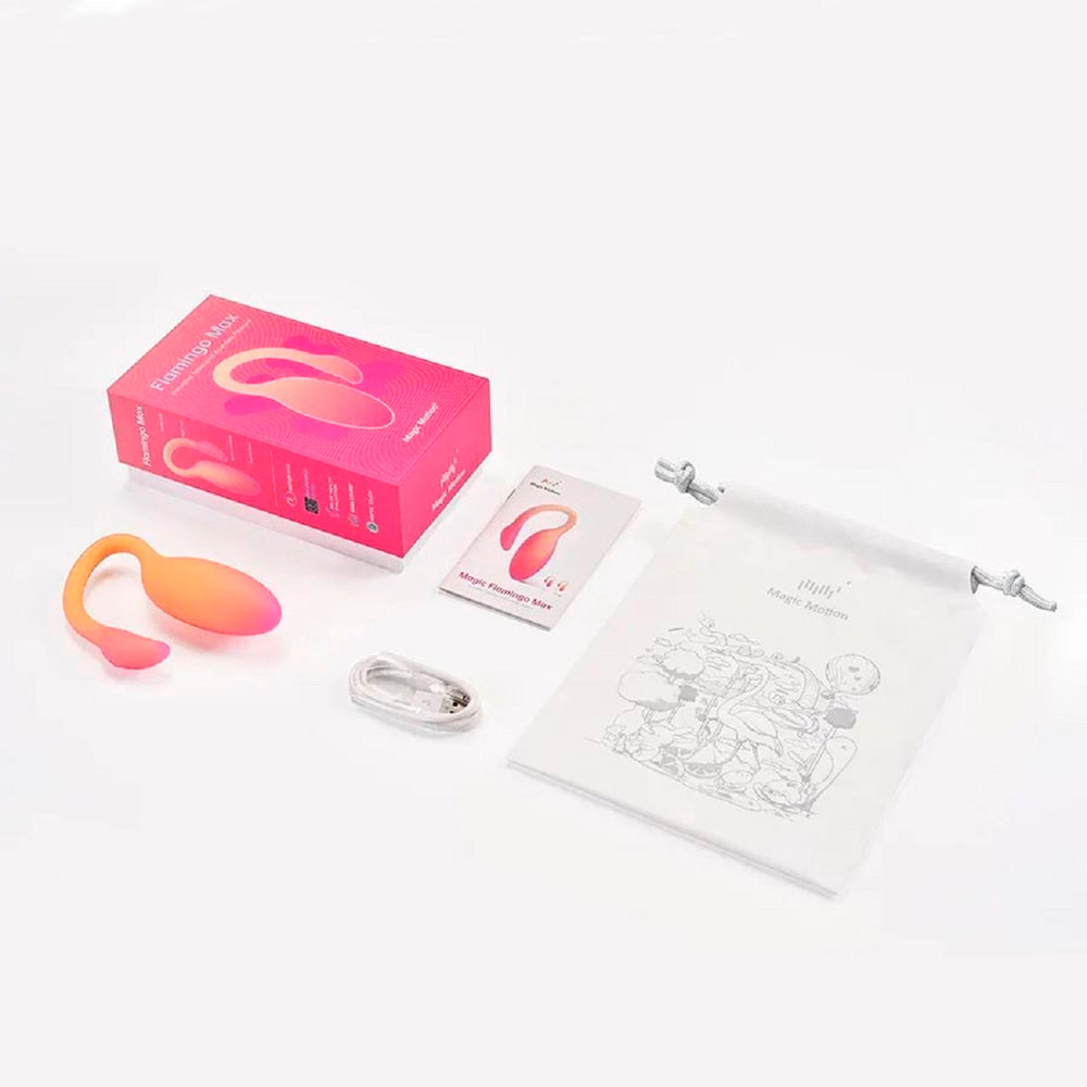 Вибратор и тренажёр Кегеля Flamingo Max оранжевый 11 см